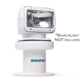 Seaview 6.38" Vertical Searchlight & Thermal Camera Mount W/8" Round Base Plate