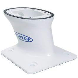 Seaview 5" Modular Mount Aft Raked 7 X 7 Base Plate - Top Plate Required