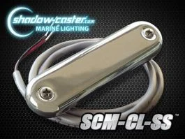 Shadow-Caster Courtesy Light W/2' Lead Wire - 316 Ss Cover - Bimini Blue - 4-Pack