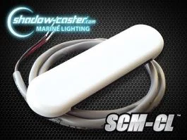 Shadow-Caster Courtesy Light W/2' Lead Wire - White Abs Cover - Cool Red - 4-Pack