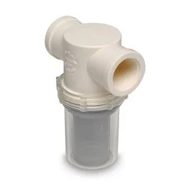 Shurflo By Pentair 1-1/4" Raw Water Strainer W/Bracket & Fittings - 20 Mesh