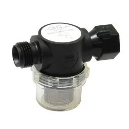 Shurflo By Pentair Swivel Nut Strainer - 1/2" Pipe Inlet - Clear Bowl