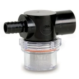 Shurflo By Pentair Twist-On Water Strainer - 1/2" Barb Inlet - Clear Bowl
