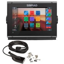 Simrad Go7 Xsr Chartplotter/Fishfinder W/Hdi Transom Mount Transducer & C-Map Discover Chart