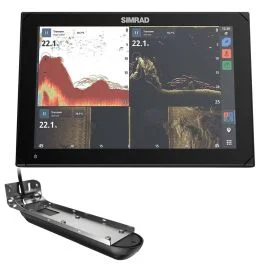 Simrad Nsx 3012 12" Combo Chartplotter & Fishfinder W/Active Imaging 3-In-1 Transducer