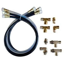 Si-Tex Autopilot Hydraulic Steering Installation Kit W/Hoses & Fittings