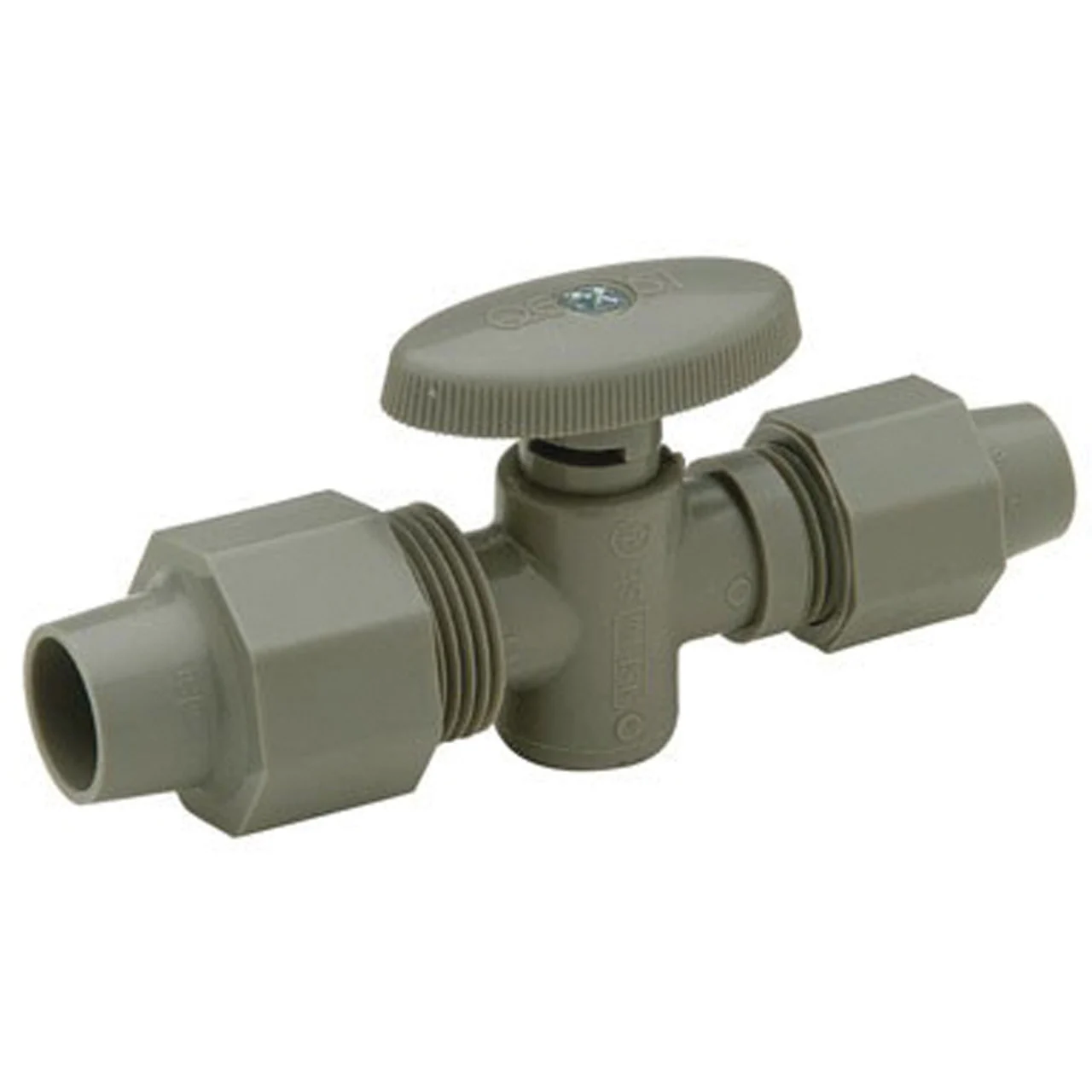 Zurn QV411 QickTite Unassembled Straight Stop Valve - 1/2" MPT x 1/2" MPT - QV411