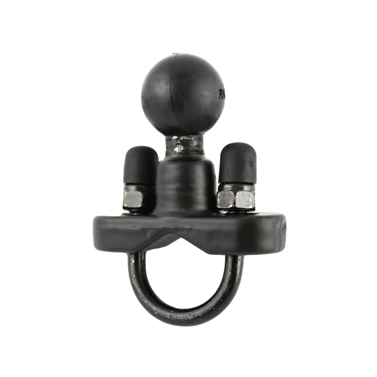 RAM Rail Base with Stainless Steel U-Bolt and 1" Ball for Rails from 0.5" to 1" Diameter - RAM-B-231
