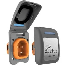 Smartplug 30 Amp Male Non-Metallic Inlet Cover - Grey