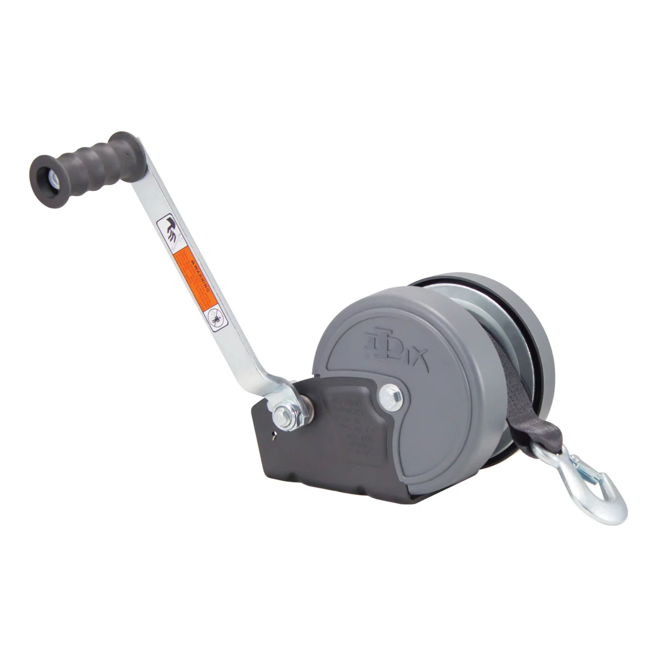 Dutton-Lainson DLX1900 Trailer Winch With Strap - 9.5" Handle, 1900 lb. - 17042