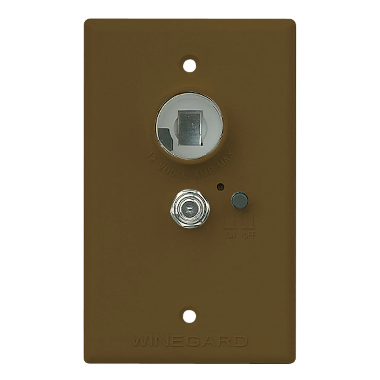 Winegard RV-7032 Wall Plate/Power Supply - Black - RV-7032