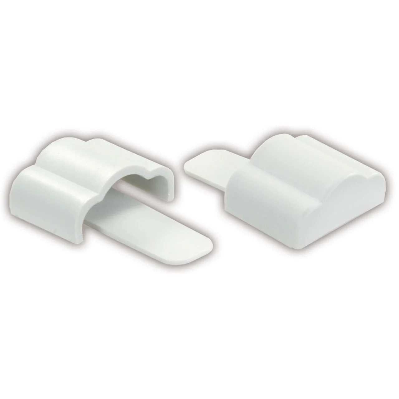 JR Products 49615 Full Extrusion End Cap Set - 3/4" x 3/4" x 3/8" - 49615