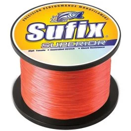 Sufix Superior Neon Fire Monofilament - 12lb - 1100 Yds