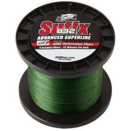 Sufix 832 Advanced Superline Braid - 30lb - Low-Vis Green - 3500 Yds