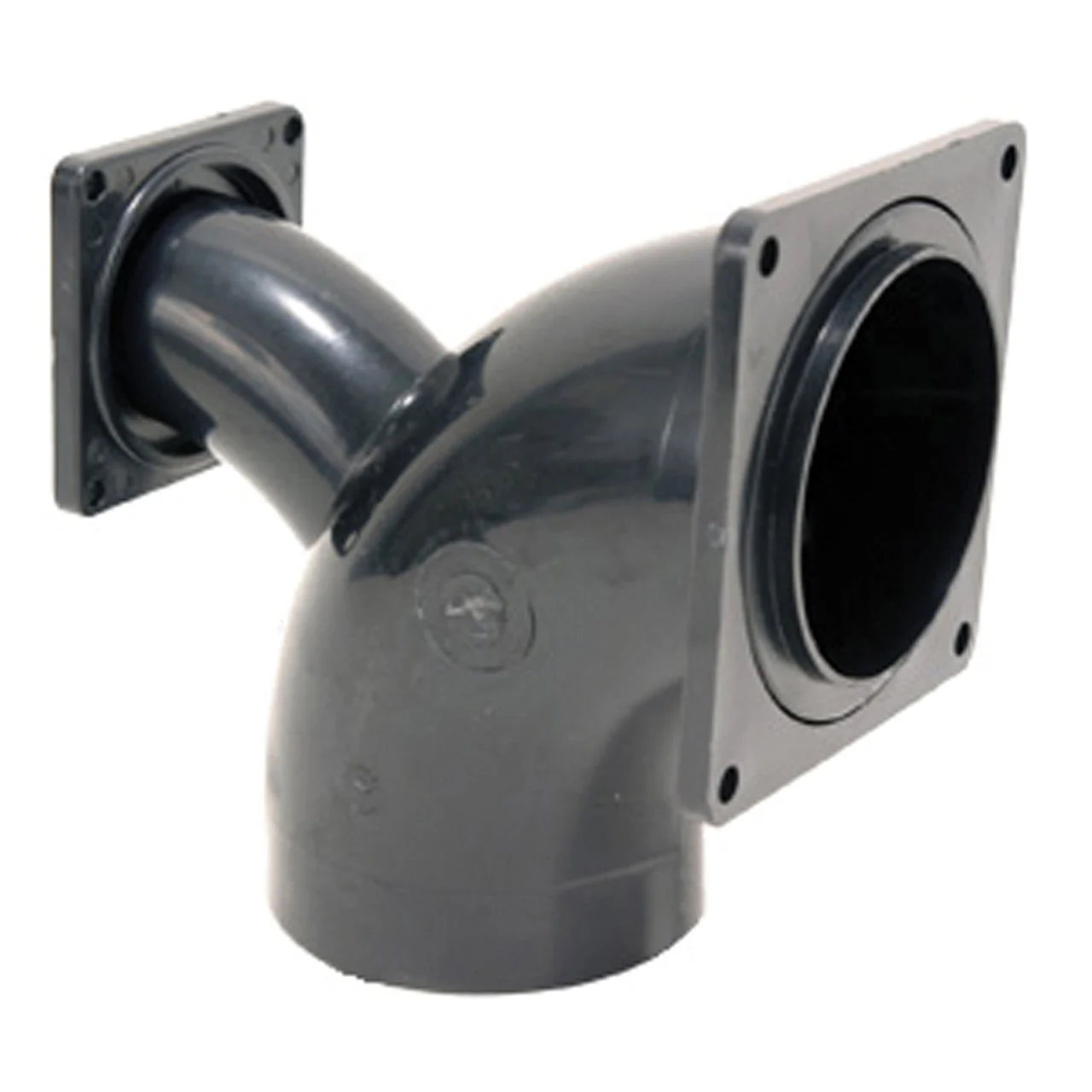 Valterra T1036-1 Flanged Valve Fitting - 2-Way Ell, 3" Spigot x 3" Rotating Flange - T1036-1