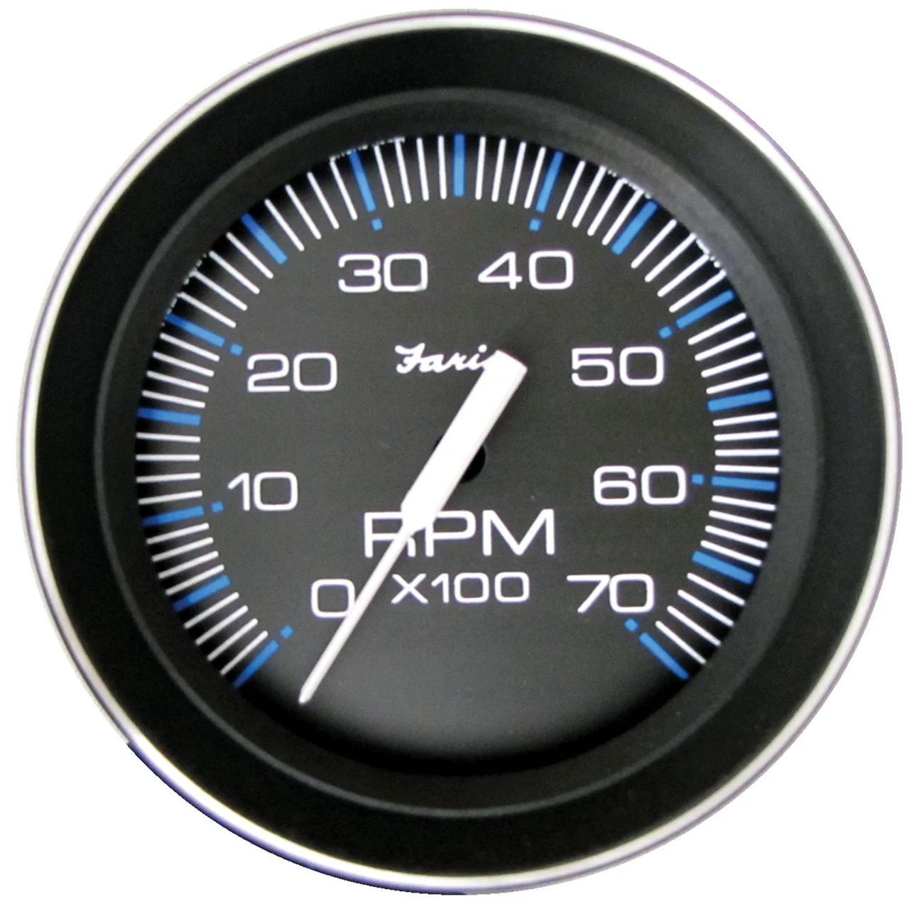 Faria 33005 Coral Tachometer (7000 RPM) - 4", Black - 33005