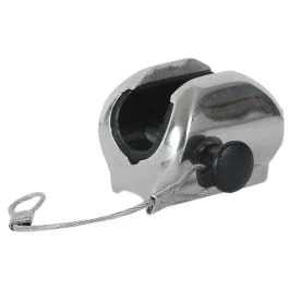 Taco Concave Deck Hinge W/Pin & Lanyard - Fits 7/8" Tube