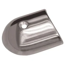 Taco Polished Stainless Steel 2-19/64'' Rub Rail End Cap