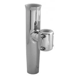 Taco Stainless Steel Clamp-On Adjustable Rod Holder - 1-1/16" & 1-5/16" O.D. (Pipe), 1-1/4" O.D. (Tube)