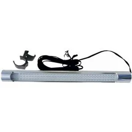 Taco T-Top Tube Light W/Aluminum Housing - White/Red Leds
