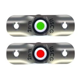Taco Rub Rail Mounted Led Navigation Light Set - 2-1/2"