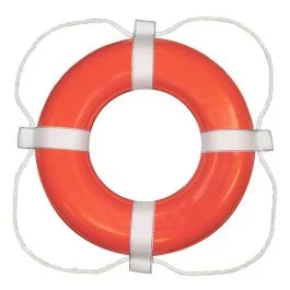 Taylor Made Foam Ring Buoy - 20" - Orange W/White Grab Line