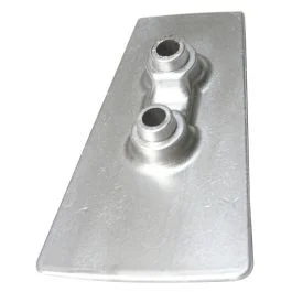 Tecnoseal Zinc Cavitation Plate Anode F/Volvo Dph Outdrives