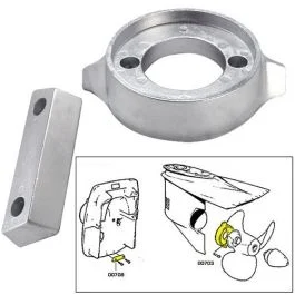 Tecnoseal Anode Kit W/Hardware - Volvo 290 - Zinc