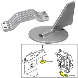 Tecnoseal Anode Kit W/Hardware - Yamaha 150-200hp - Magnesium