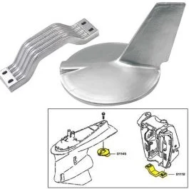 Tecnoseal Anode Kit W/Hardware - Yamaha 200-300hp Hi-Performance - Zinc
