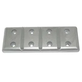 Tecnoseal Magnesium Plate Anode 7.5" X 2.75" X 1/2"