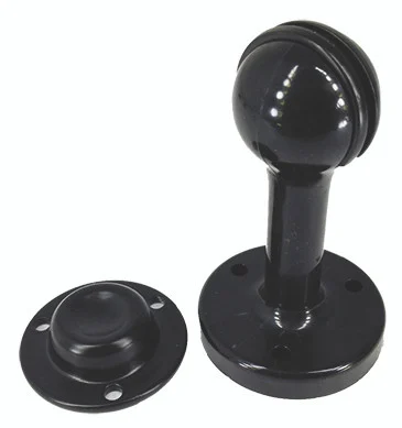 ObeCo OBPR-DM-DRSTPMAG-B Powder-Coated Magnetic Door Stop - Black - OBPR-DM-DRSTPMAG-B