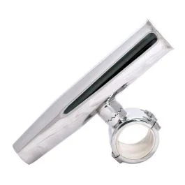 Tigress 1-1/2" Polished Ss Adjustable Clamp-On Rod Holder