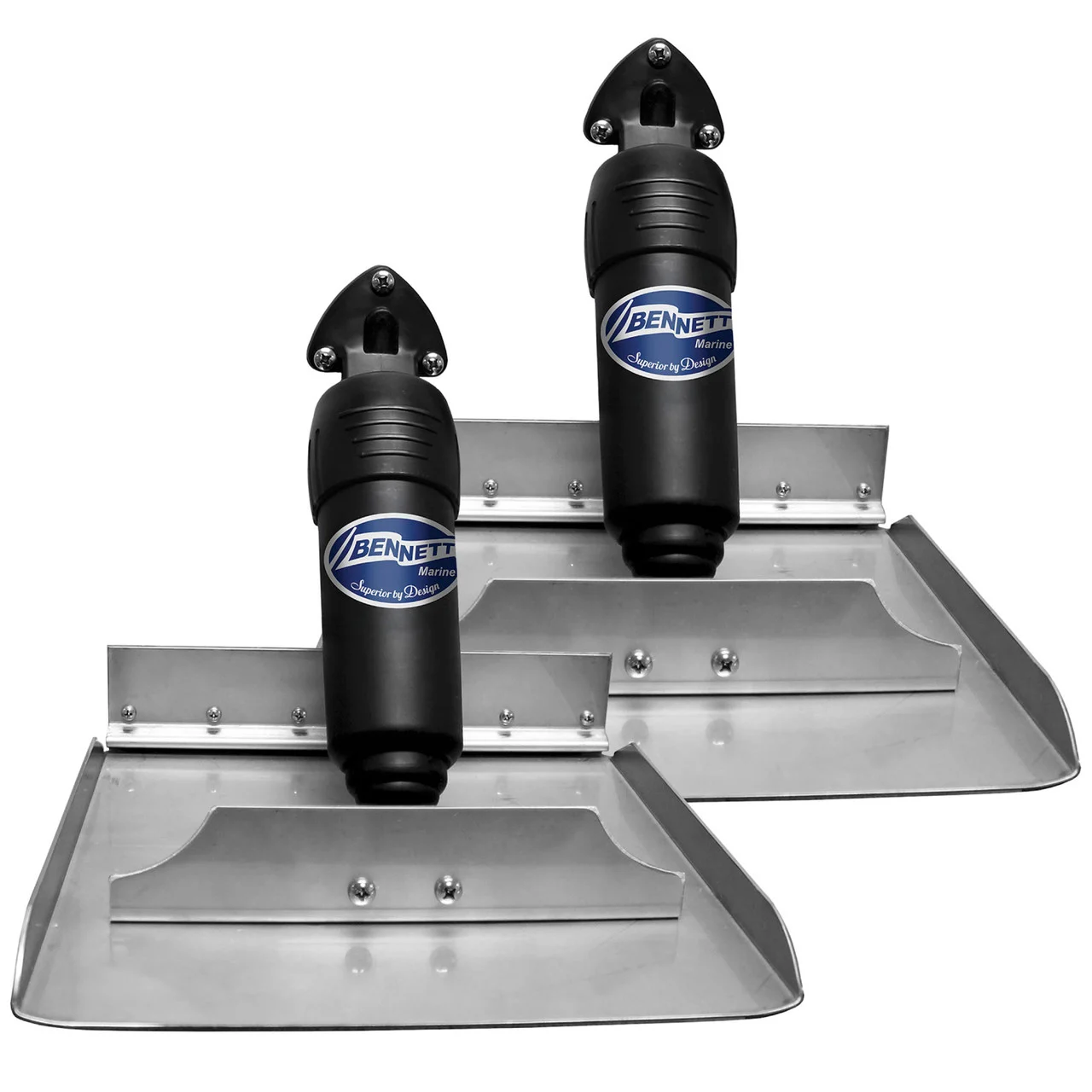 Bennett 1212 Hydraulic Trim Tab Set without Controls - 12" x 12" - 6BT-50000-52-00