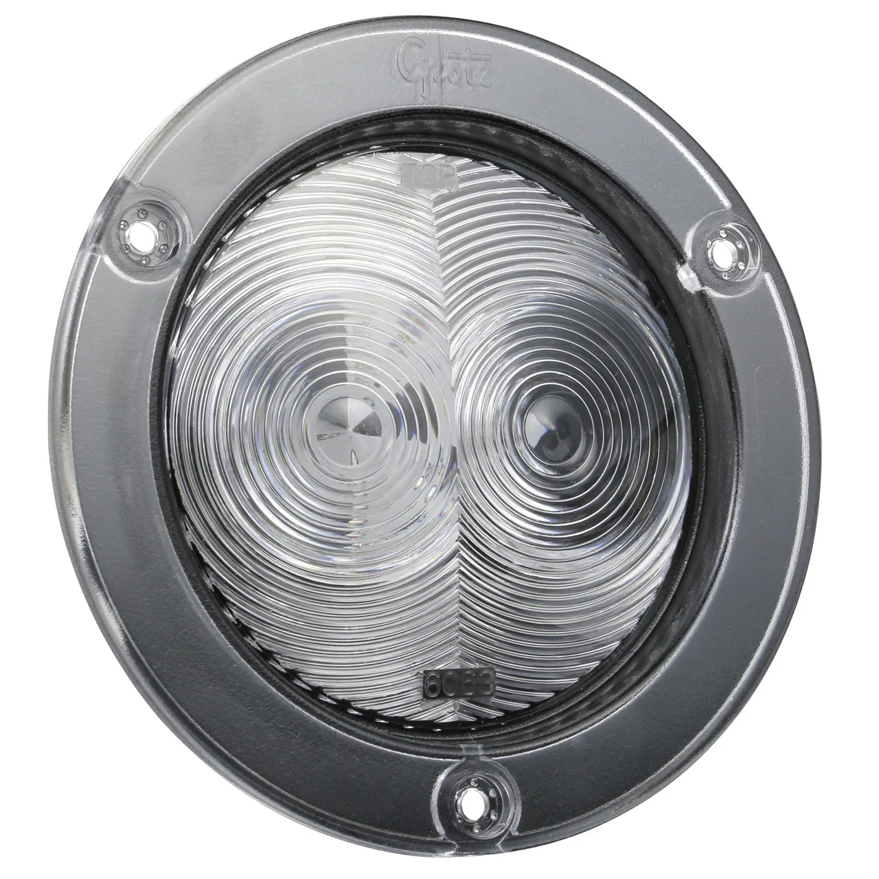 Grote 60631 Supernova Flanged Led Hook Up Light - 4", Clear - 60631