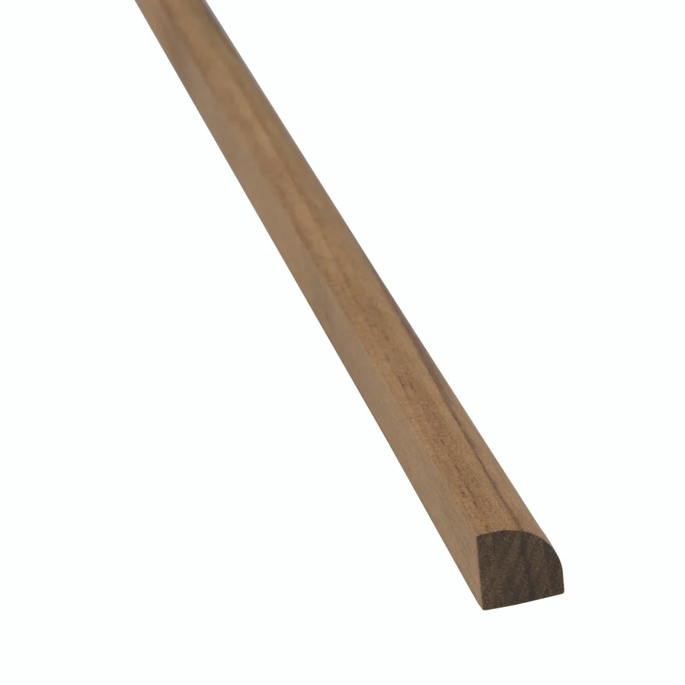 Whitecap 60851 Teak 3/8"H x 3/8"W Quarter Round Molding - 5' Length - 60851