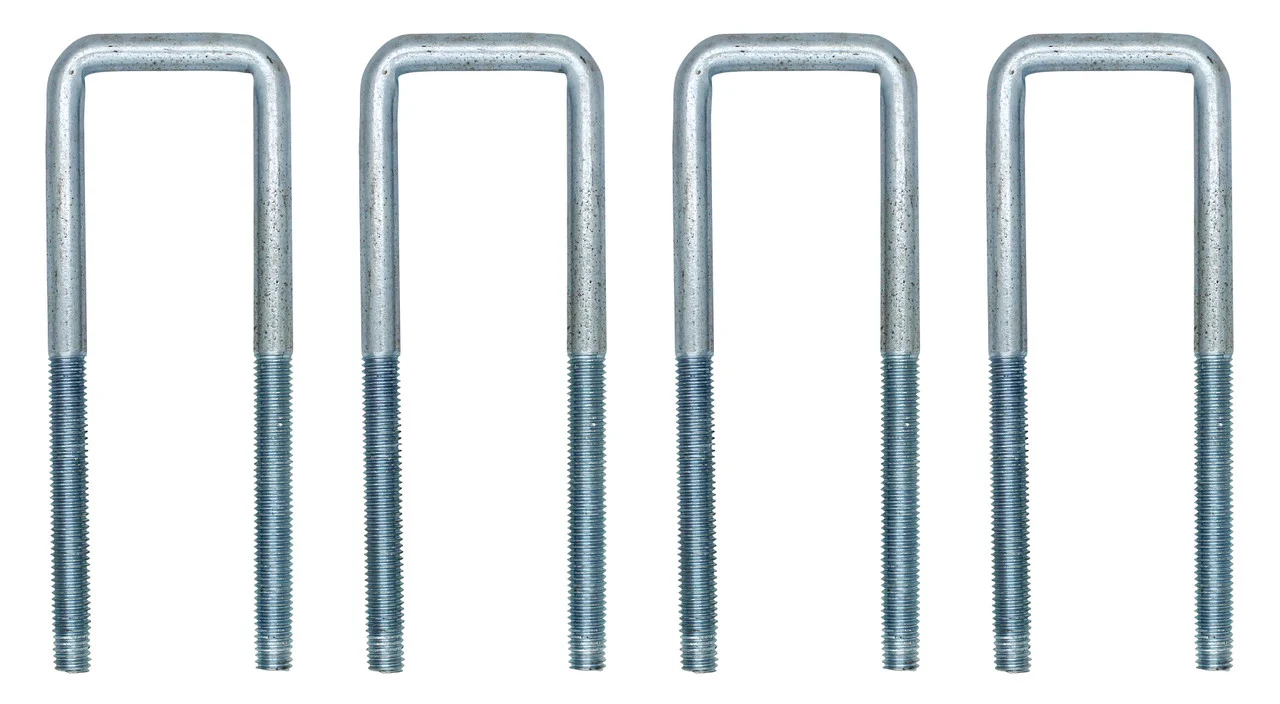 Extreme Max 3005.3784 6" U-Bolt 4-Pack for Pontoon Trailer Guide-On System (3005.3783) - 3005.3784