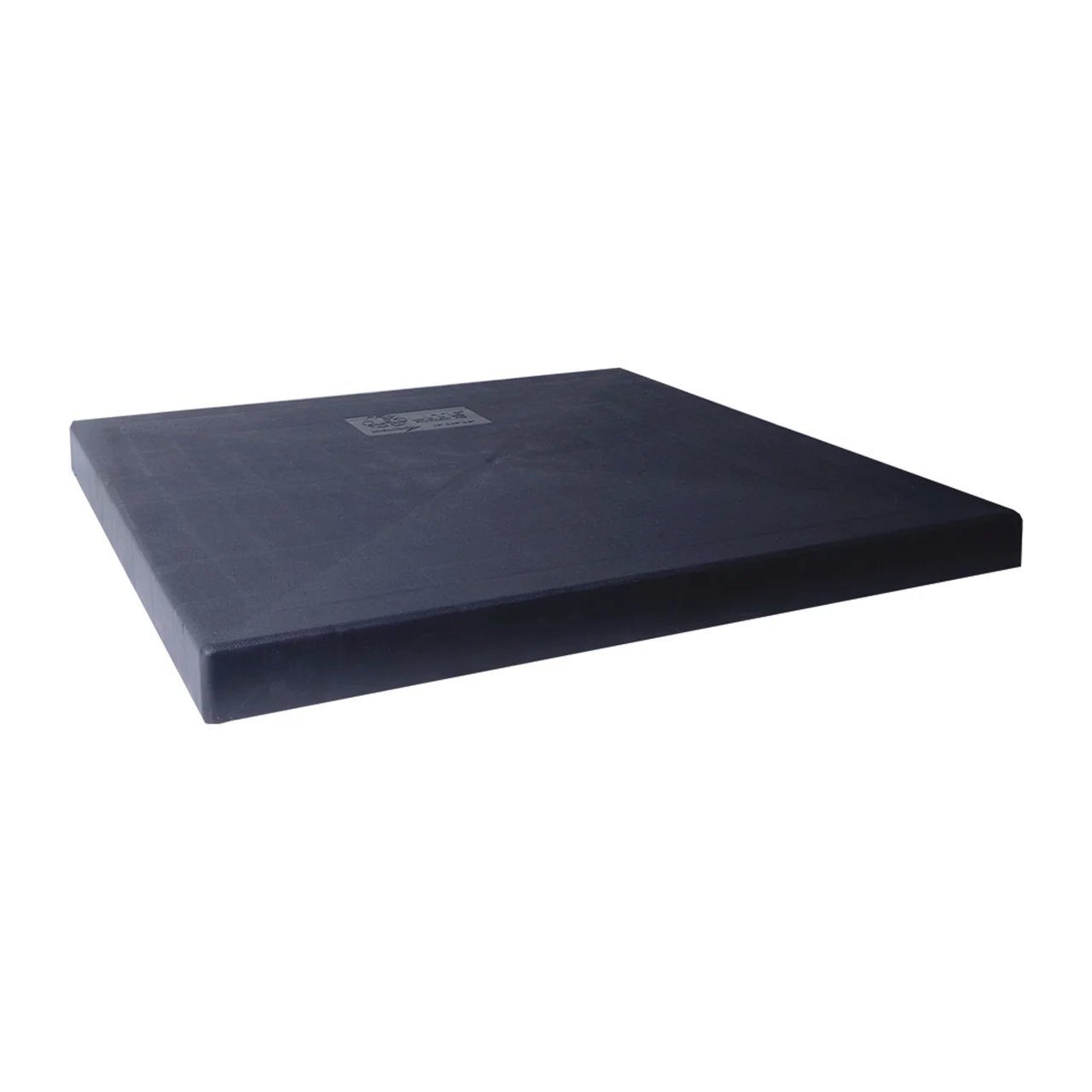 DiversiTech EP3636-2 EcoPad Black Plastic Equipment Pads - 36" x 36" x 2" - EP3636-2