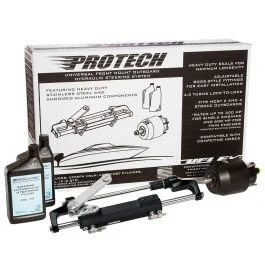 Uflex Protech 1.1 Front Mount Ob Hydraulic System - Includes Up28 Fm Helm, Oil & Uc128-Ts/1 Cylinder - No Hoses