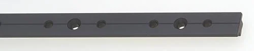 VIADANA Black Anodized Aluminum Track 26mm 2m, 23.19H