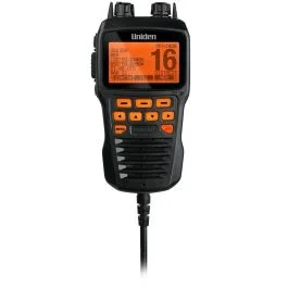 Uniden Remote Mic F/Um725 Vhf Radios - Black