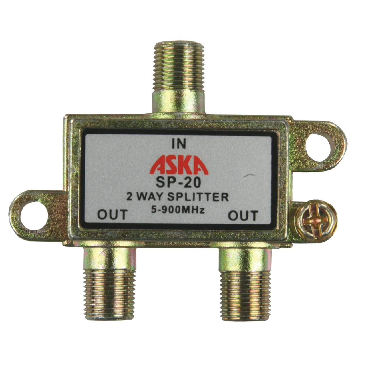 JR Products 47335 2-Way TV Line Splitter - 47335