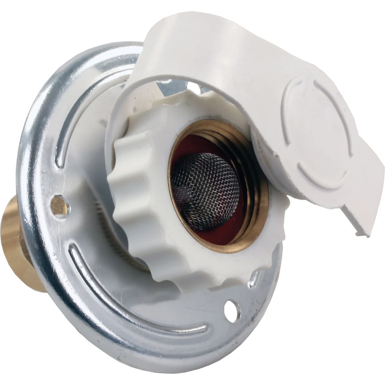 JR Products 62175 Aluminum City Water Flange - 1/2" FPT x 3/4" - 62175