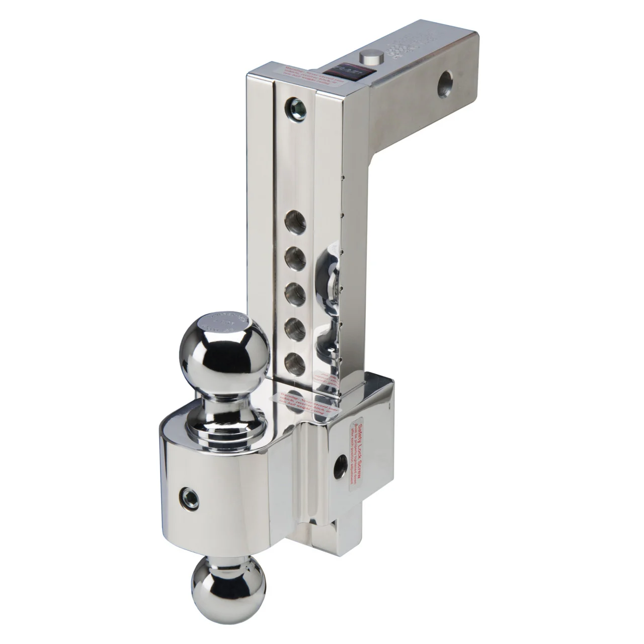 Fastway 47-00-3906 FLASH Silent Tow Ball Mount - 2.5" Receiver, 10" Drop, 2" & 2-5/16" Chrome Ball - 47-00-3906