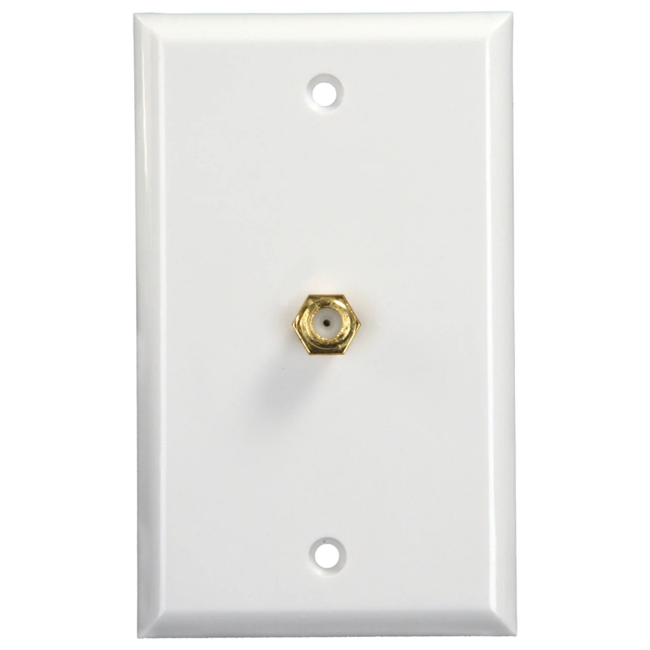 JR Products 47785 Interior Cable TV Plate - 47785
