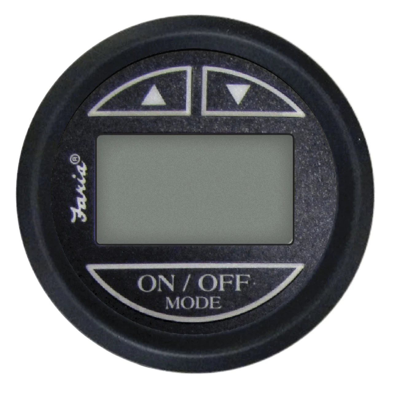 Faria 12850 Euro Depth Sounder (Transom Mounted Transducer) SN2011 - 2", Black - 12850