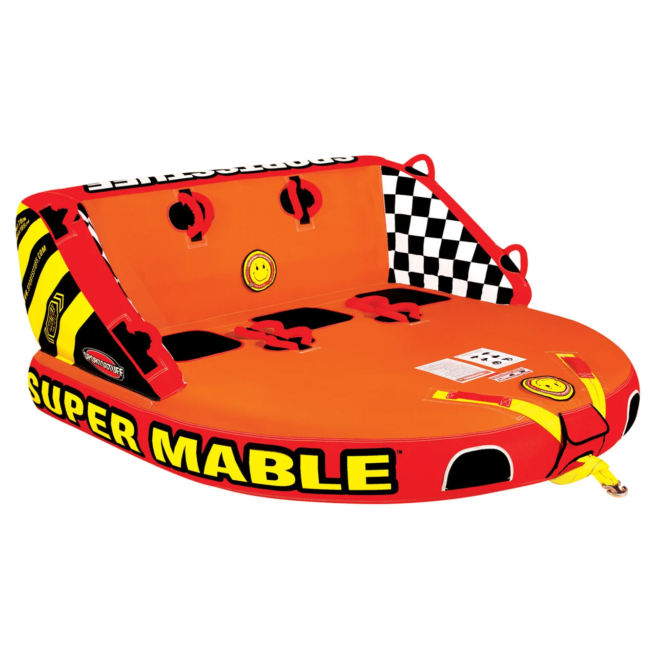 Sportsstuff 53-2223 Super Mable Inflatable Triple Rider Towable - 53-2223