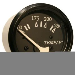 Vdo Cockpit Marine 52mm (2-1/16") 250 Degree F Water Temperature Gauge - Black Dial/Bezel