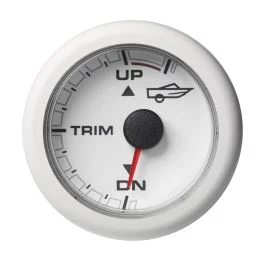 Veratron 52mm (2-1/16") Oceanlink Engine Trim - Up/Down - White Dial & Bezel