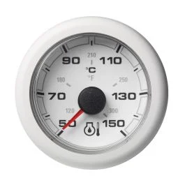 Veratron 52mm (2-1/16") Oceanlink Engine Oil Temperature 150 Degreec/300 Degreef - White Dial & Bezel